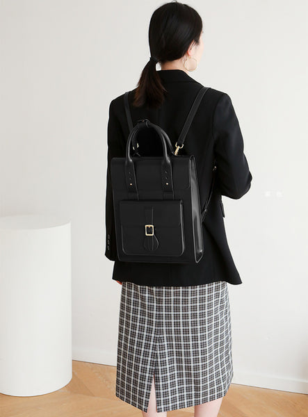 Styish Womens Small Leather Backpack Purse Leather Rucksack Fashion