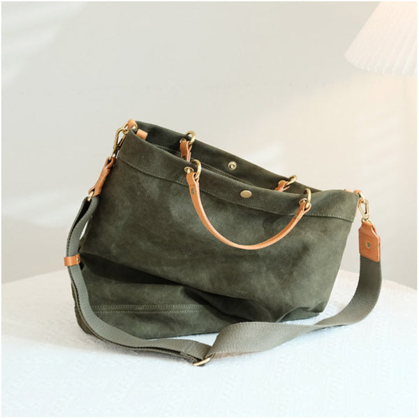 Stylish Women's Canvas Crossbody Bags Tote Handbags Chic