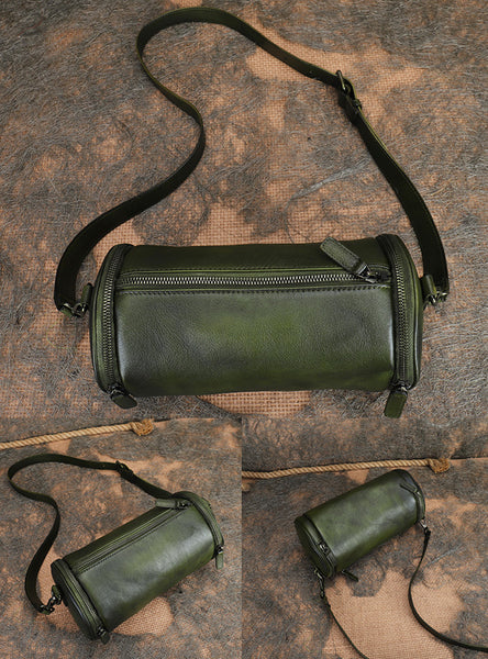 Unique Ladies Small Over The Shoulder Purse Cylindrical Side Bags For Women