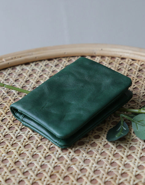 Womens Leather Bifold Wallet Genuine Leather Wallets For Ladies