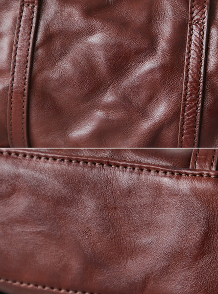 Vintage Leather Barrel Bag Womens Cylinder Crossbody Shoulder Phone Purse Gift