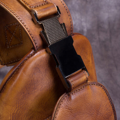 Vintage Women's Crossbody Chest Bag Leather Sling Bags For Women Details