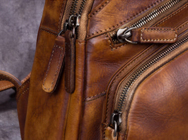 Vintage Women's Crossbody Chest Bag Leather Sling Bags For Women Handmade