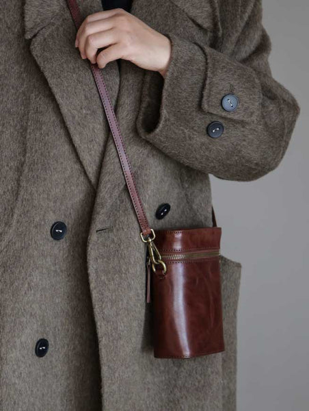 Mini Leather Phone Bag for Women Casual Retro Crossbody Handbag Affordable