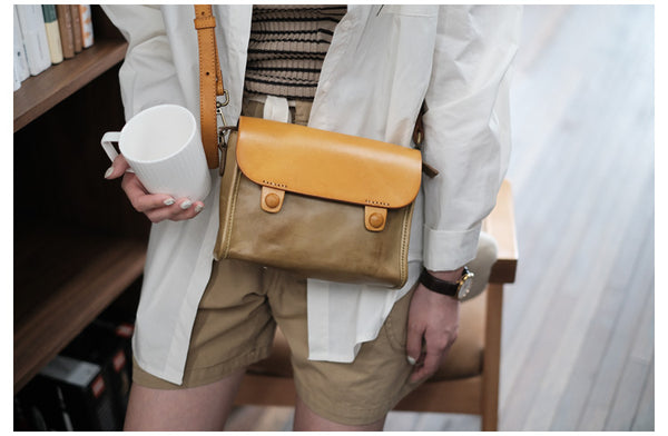 Vintage Women's Shoulder Leather Bags Crossbody Satchel Purses Classic