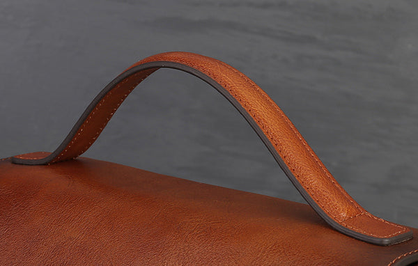 Vintage Women's Small Leather Backpack Purse Ladies Small Leather Rucksack Durable