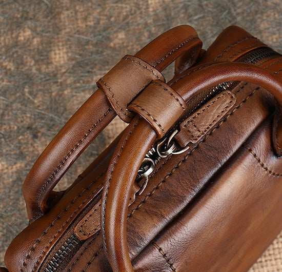 Vintage Womens Genuine Leather Shoulder Bags Small Handbags For Women Classic