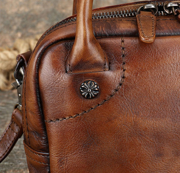 Vintage Womens Genuine Leather Shoulder Bags Small Handbags For Women Cool