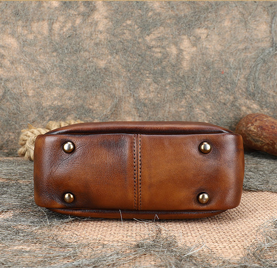 Vintage Womens Genuine Leather Shoulder Bags Small Handbags For Women Girlfriend