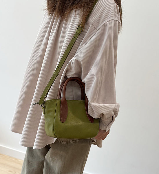 Women's Genuine Leather Crossbody Handbags – Small Shoulder Bags for Daily Use