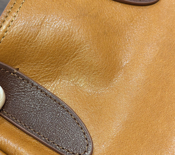 Vintage Genuine Leather Small Handbag Top Handle Crossbody Bag for Women Durable