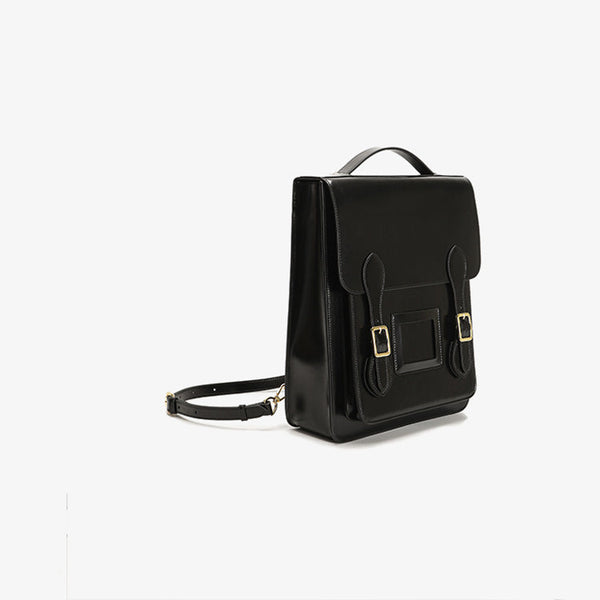 Vintage Womens Laptop Backpack Brown Leather Backpack Purse Fashionable