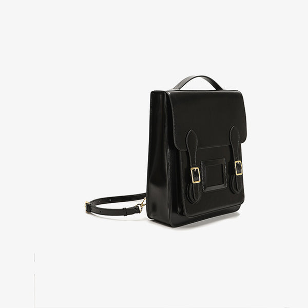 Vintage Womens Laptop Backpack Brown Leather Backpack Purse Fashionable