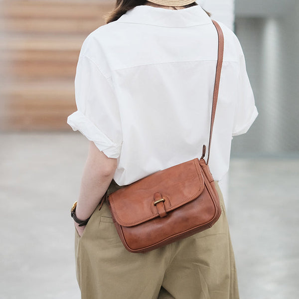 Vintage Womens Leather Shoulder Bag Crossbody Satchel Purses Classy