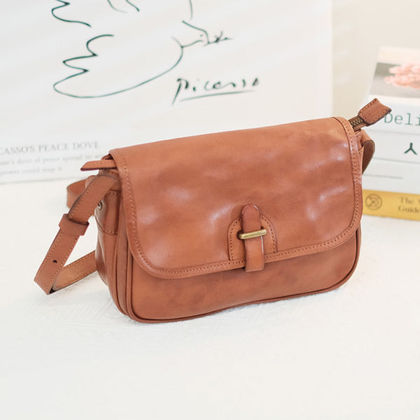 Vintage Womens Leather Shoulder Bag Crossbody Satchel Purses Cool