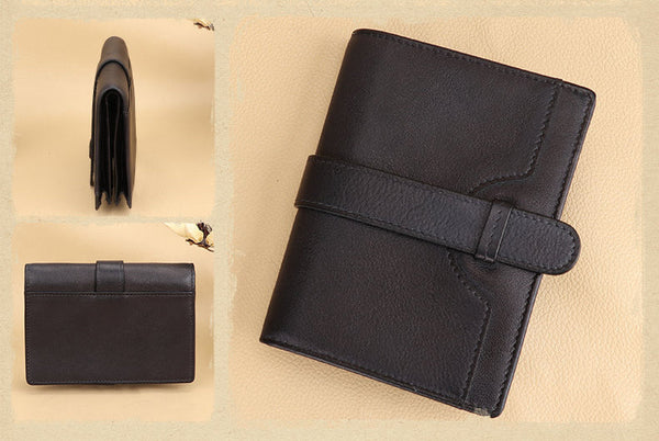 Women's Small Black Wallet Women's Billfold Wallet