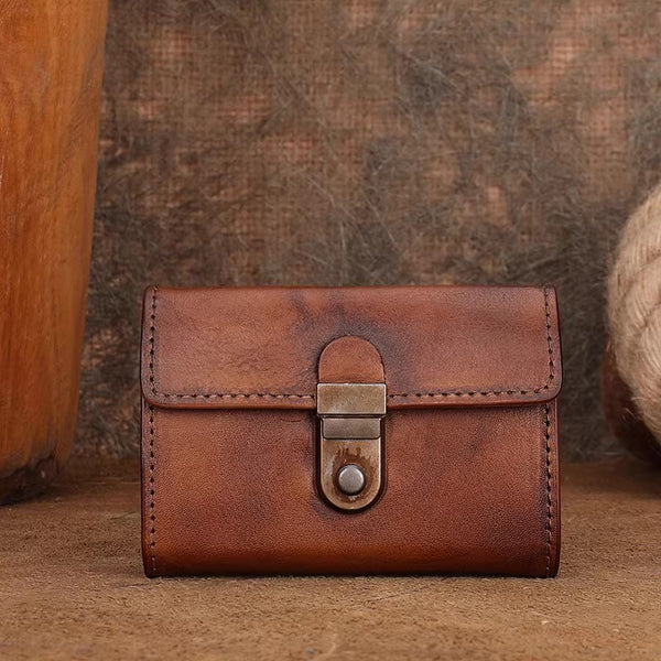 Vintage Womens Small Wallet Card Holder Purse Wallet For Women Aesthetic