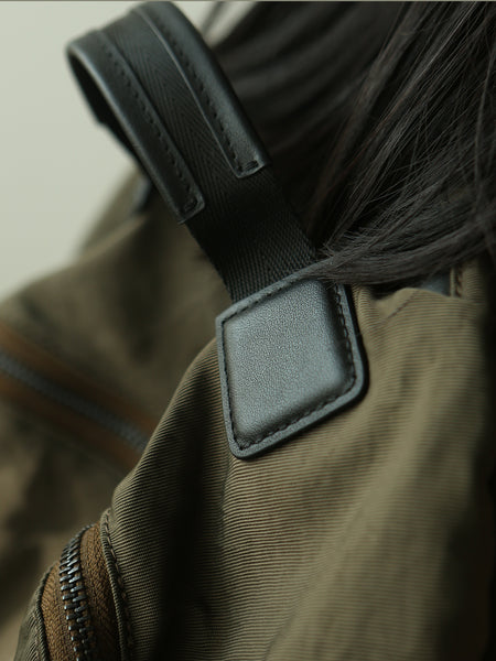 Women Lightweight Nylon Backpack Bag Minimalist Nylon Rucksack for Travel and Work Gift