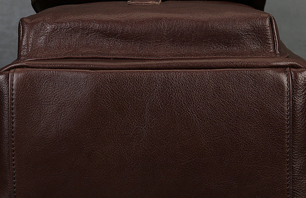 Women's Genuine Leather Backpack Purse Small Ladies Leather Rucksack Durable