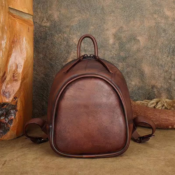Women's Mini Leather Backpack Womens Rucksack Bag Beautiful
