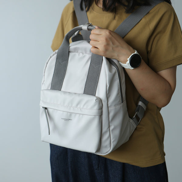 Women's Small Nylon Backpack Handbag Lightweight Nylon Rucksack Accessories