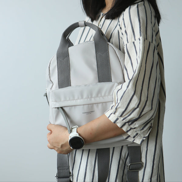 Women's Small Nylon Backpack Handbag Lightweight Nylon Rucksack Casual
