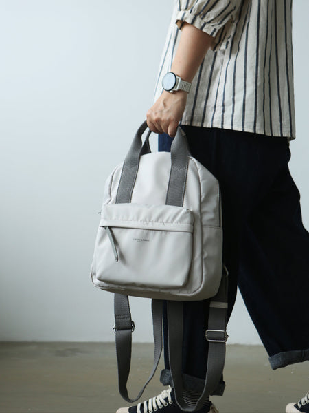 Women's Small Nylon Backpack Handbag Lightweight Nylon Rucksack Cool