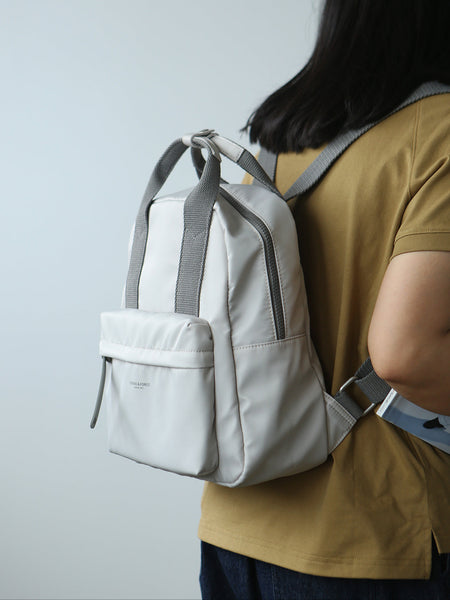 Women's Small Nylon Backpack Handbag Lightweight Nylon Rucksack Fashion