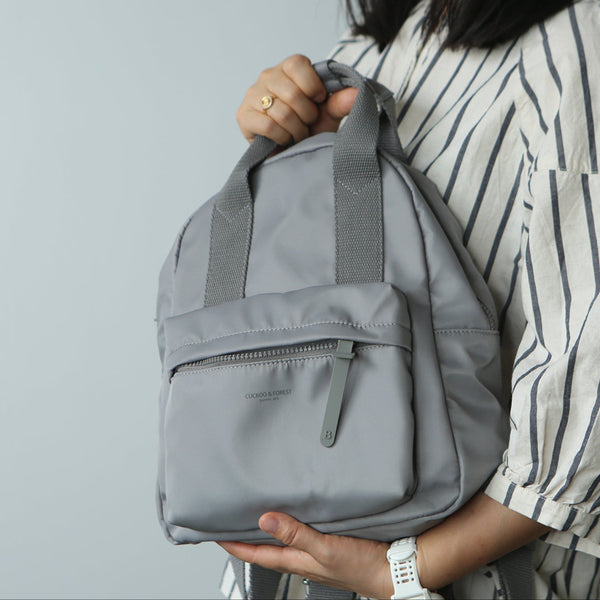 Women's Small Nylon Backpack Handbag Lightweight Nylon Rucksack Gift-idea