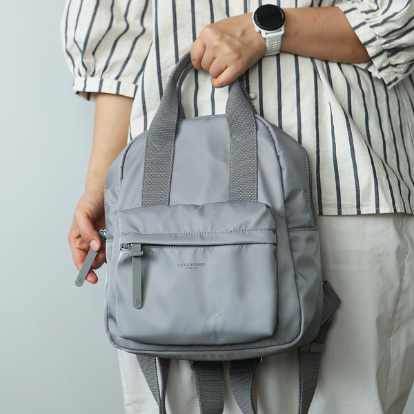 Women's Small Nylon Backpack Handbag Lightweight Nylon Rucksack Original