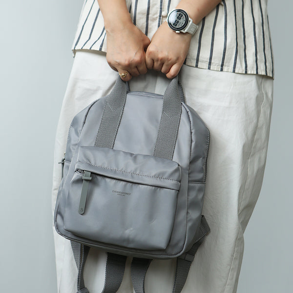 Women's Small Nylon Backpack Handbag Lightweight Nylon Rucksack Quality