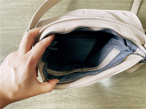 Women's Woven Bag Leather Crossbody Satchel Purse Leather Shoulder Bag Capacity