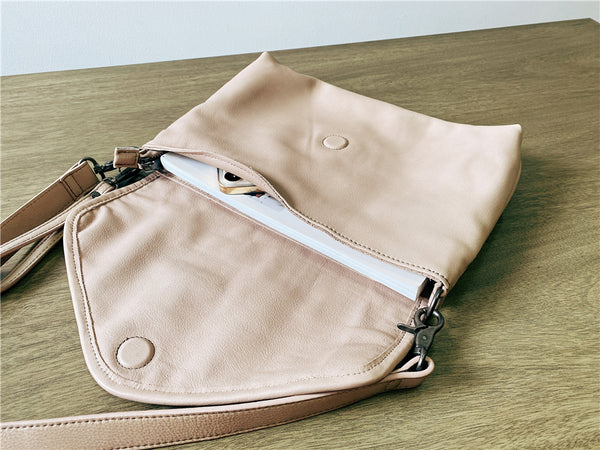 Women's Woven Bag Leather Crossbody Satchel Purse Leather Shoulder Bag Capacity