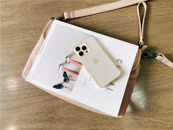 Women's Woven Bag Leather Crossbody Satchel Purse Leather Shoulder Bag Size