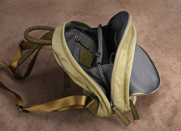 Womens Lightweight Nylon Backpack Nylon Rucksack Bag Functional