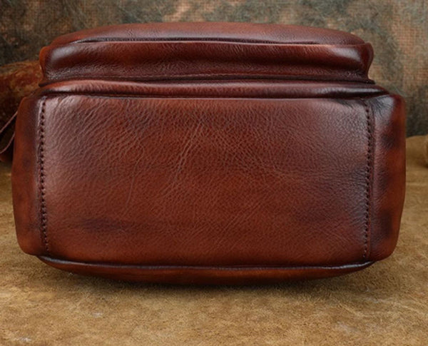 Womens Mini Leather Rucksack Shoulder Bag Leather Backpack Purse For Women Elegant