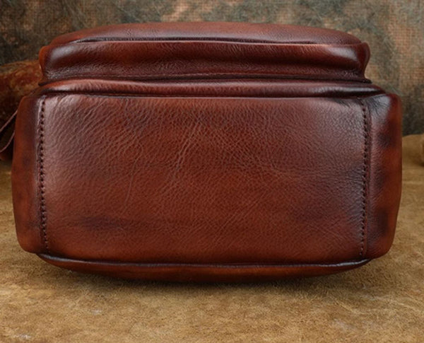 Womens Mini Leather Rucksack Shoulder Bag Leather Backpack Purse For Women Elegant