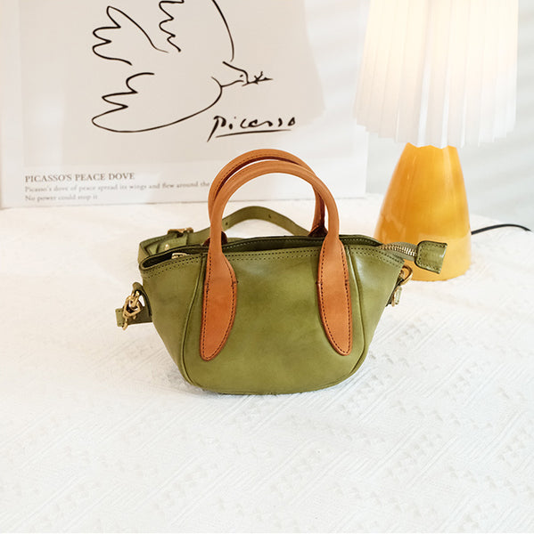 Womens Mini Leather Shoulder Bag Leather Crossbody Purse