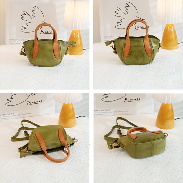 Womens Mini Leather Shoulder Bag Leather Crossbody Purse