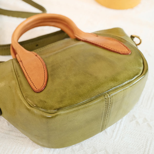 Womens Mini Leather Shoulder Bag Leather Crossbody Purse