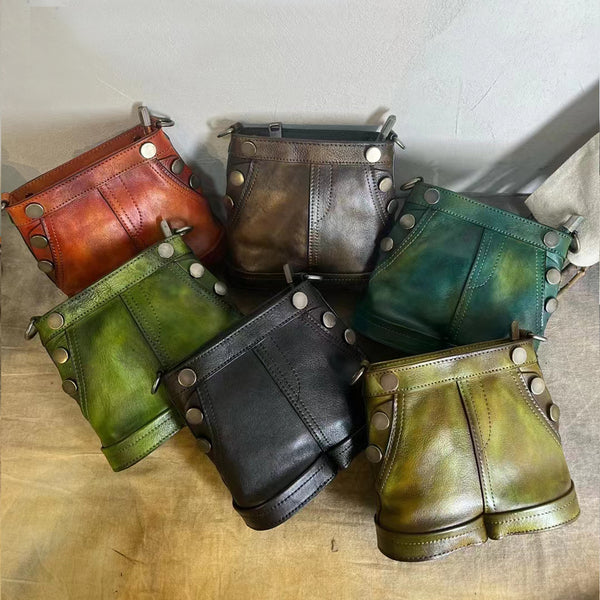 Womens Mini Side Bag Genuine Leather Crossbody Bags