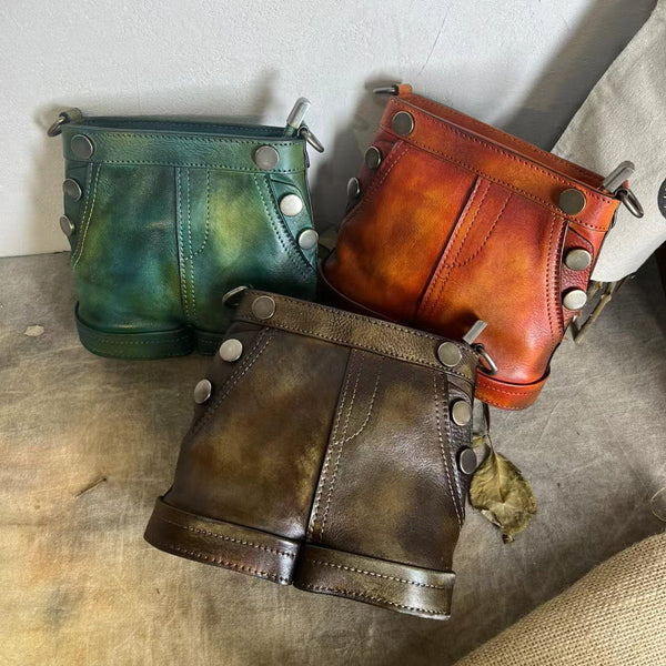 Womens Mini Side Bag Genuine Leather Crossbody Bags Beautiful