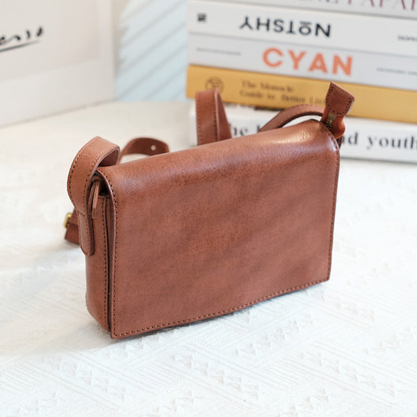 Womens Small Leather Shoulder Bag Crossbody Satchel Purses Classy