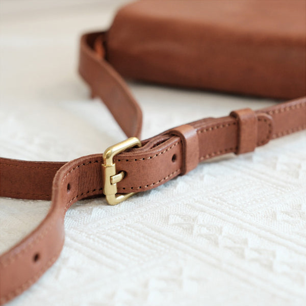 Womens Small Leather Shoulder Bag Crossbody Satchel Purses Genuine-Leather