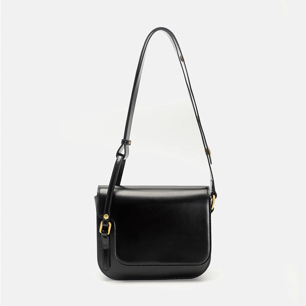 Womens Small Leather Shoulder Bag Genuine Leather Crossbody Bags Minimalist