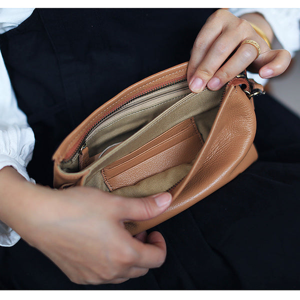Womens Trendy Shoulder Bags Genuine Leather Crossbody Bags Capacity