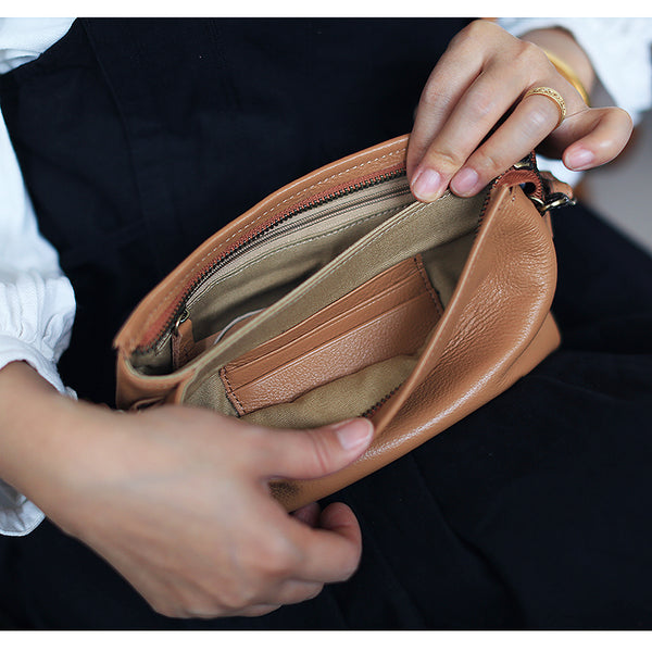 Womens Trendy Shoulder Bags Genuine Leather Crossbody Bags Capacity