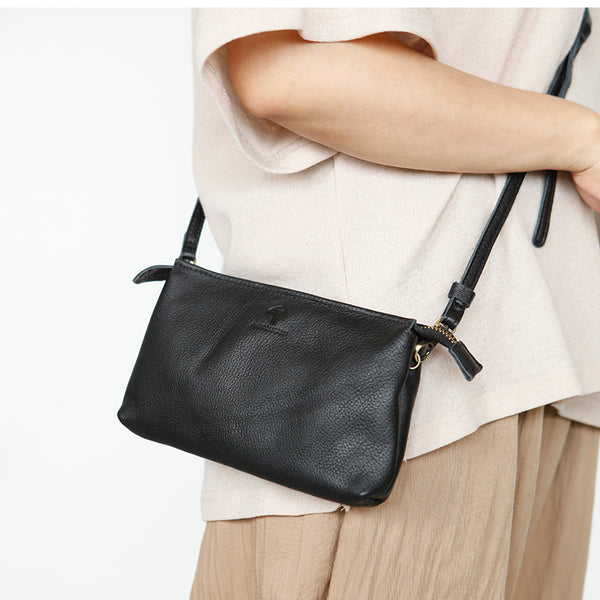 Womens Trendy Shoulder Bags Genuine Leather Crossbody Bags Genuine-Leather