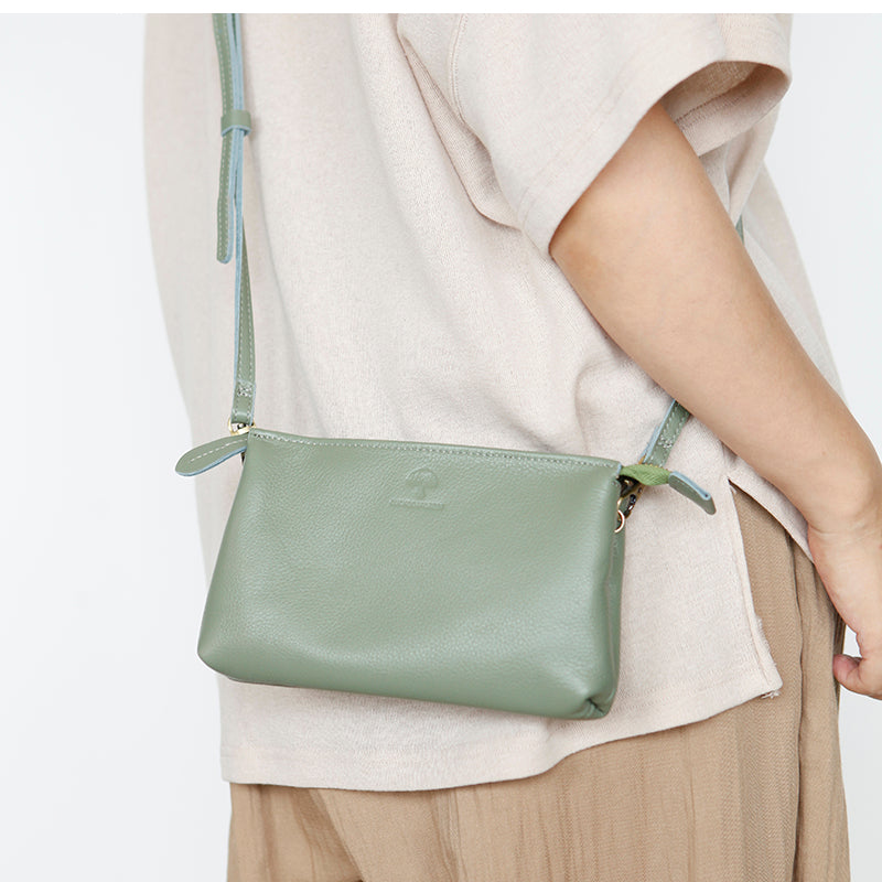 Womens Trendy Shoulder Bags Genuine Leather Crossbody Bags Stylish