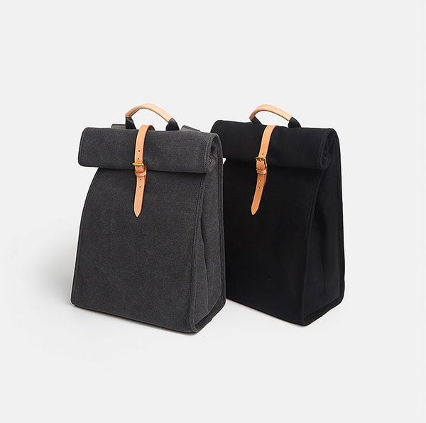 Womens Vintage Canvas Backpack Purse Laptop Rucksack Bag Chic